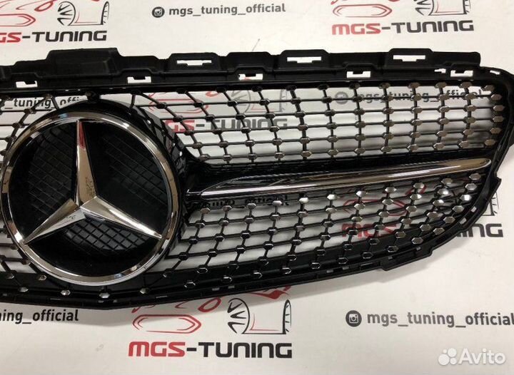 Решётка радиатора Mercedes C-Class Diamond W205
