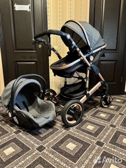 Детские санки коляска