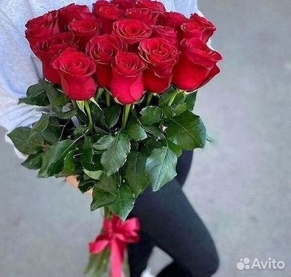 Длинные высокие розы 110 150 160 180 200 см