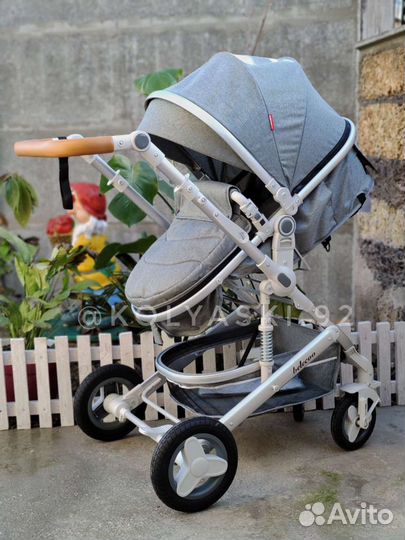 Коляска Belecoo 3в1 (Grey)