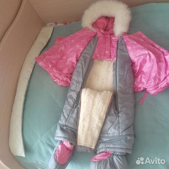 Зимний комбинезон для девочки