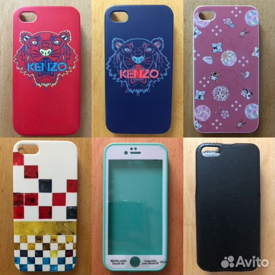 Чехлы для iPhone 4s,5,5s,SE,8