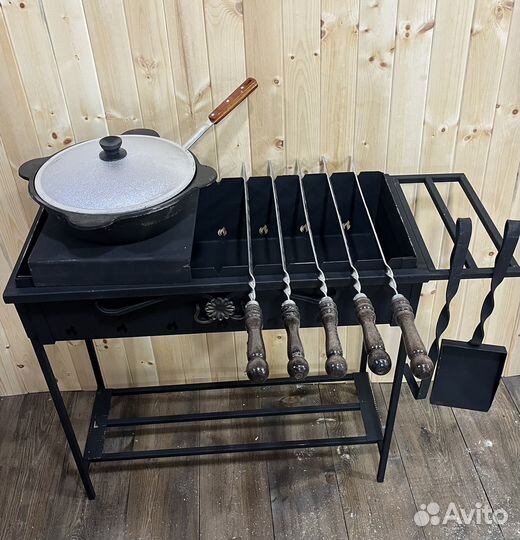 Мангал с подказанником