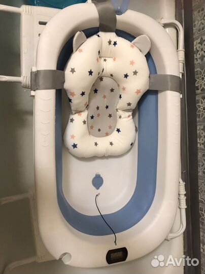 Ванночка для купания с термометром