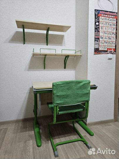 Детская растущая парта со стулом деми