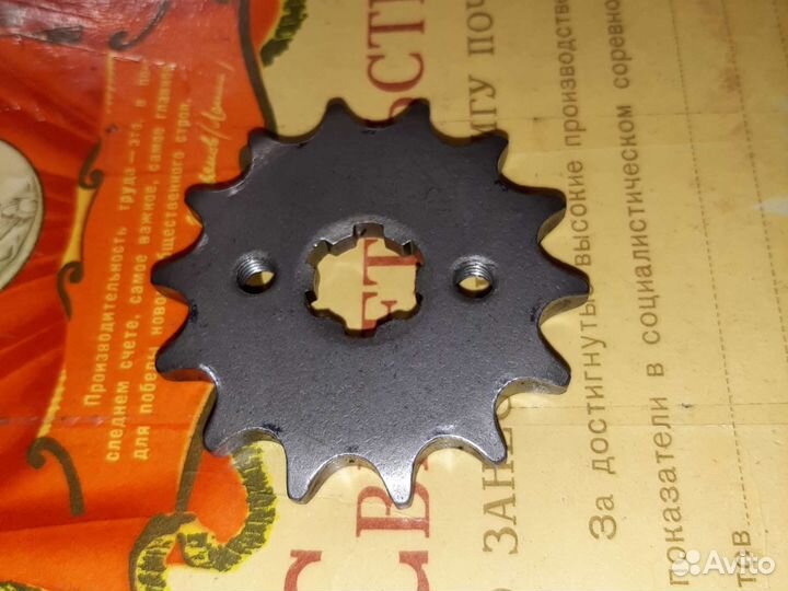 Звезда ведущая на мопед альфа дельта 14 зубьев
