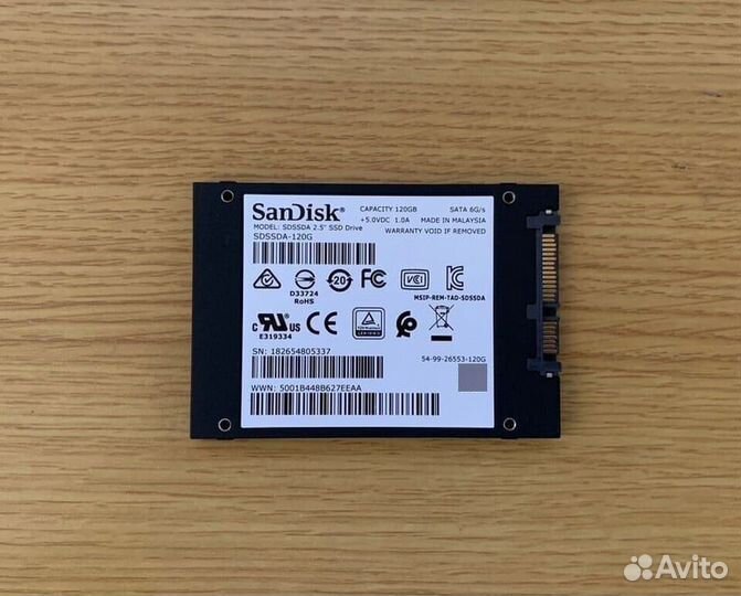 SSD 120GB SanDisk