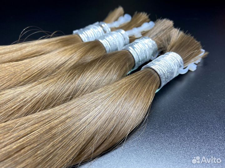 Детские волосы в срезе, 60см, прямые, рассрочка