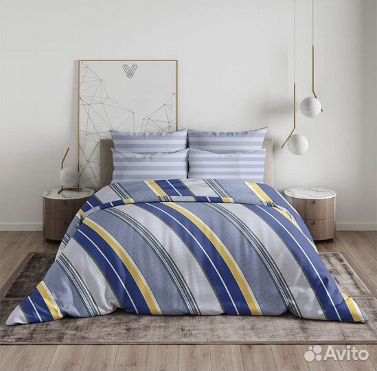 Новый комплект постельного белья, 1,5 сп