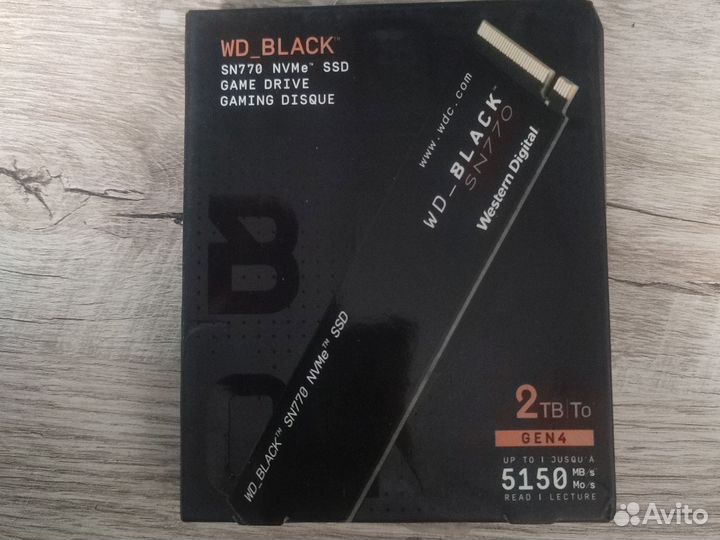 Ssd m2 Western Digital WD SN770 1 tb,2 tb