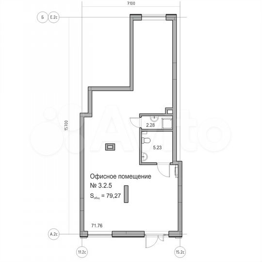 Продам помещение свободного назначения, 79.27 м²