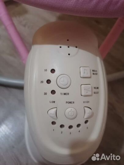 Детские электрокачели для девочки