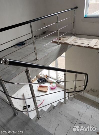 Перила для лестниц из нержавеющей стали