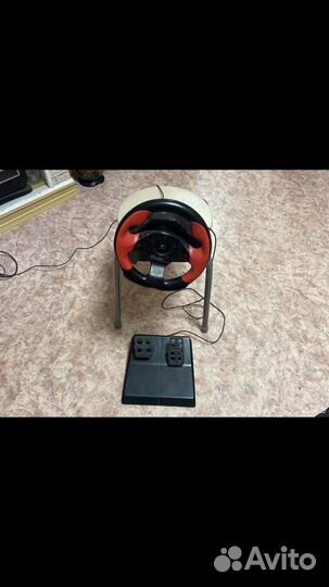 Руль с педалями Logitech wingman formula force gp