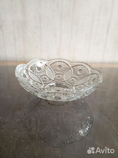 Хрустальная салатница СССР
