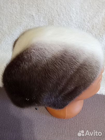 Шапка норковая женская 56 58