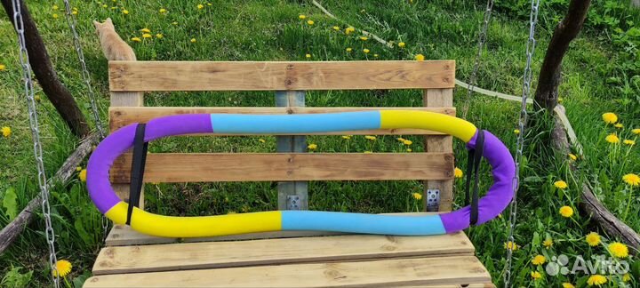 Обруч спортивный утяжеленный хулахуп