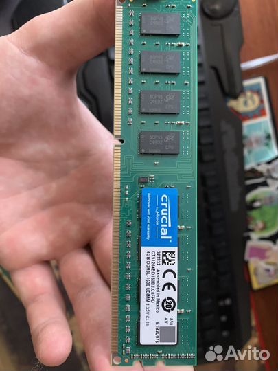Оперативная память на пк ddr3 4gb 1600