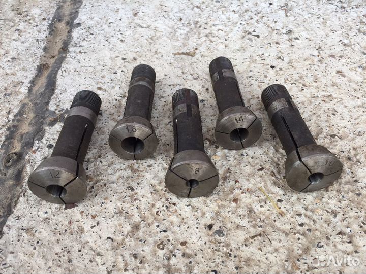 Цанги с резьбой люнетные 5с, riken СССР