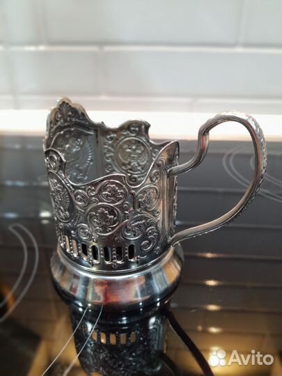 Подстаканник с гербом РФ Кольчугино