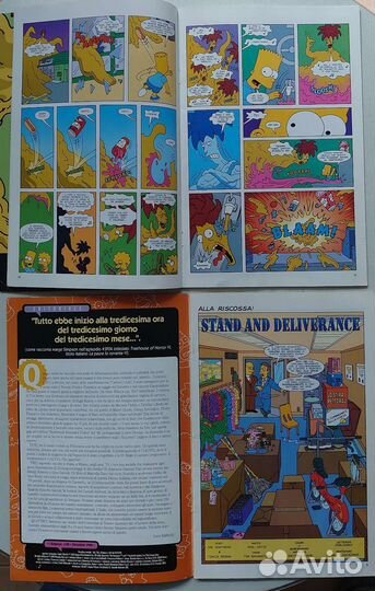 Комиксы Simpson на итальянском языке