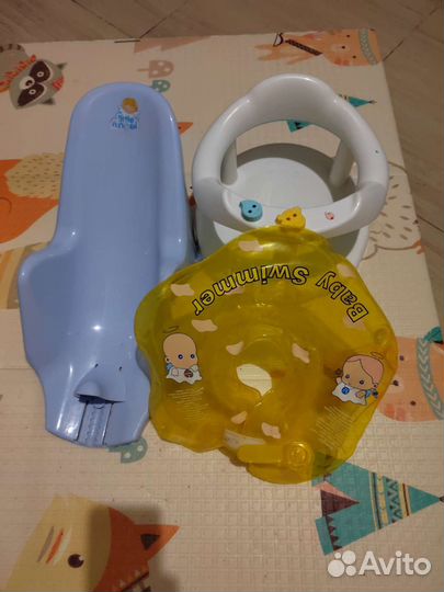 Отдам бесплатно круг, горку, сиденье для купания