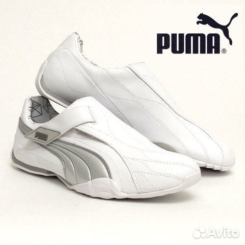 Кроссовки кеды Puma RYU VX White-Silver Velcro