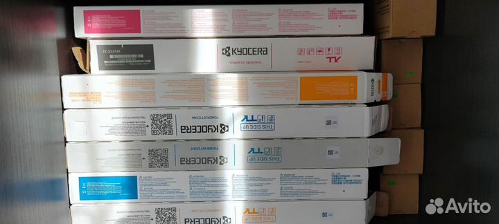 Картриджи kyocera 8345 с коробками бу