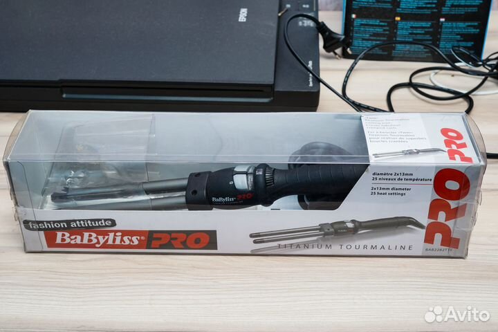 Двойная плойка babyliss PRO титановое покрытие