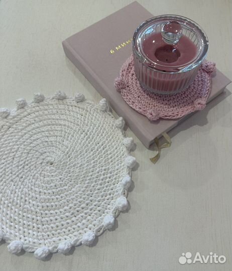 Салфетки вязаные крючком в стиле бохо