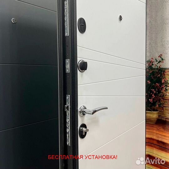 Дверь входная с зеркалом с бесплатной установкой