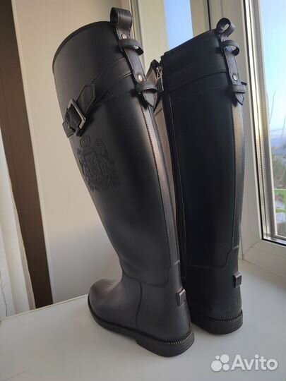 Сапоги резиновые утепленные женские 36