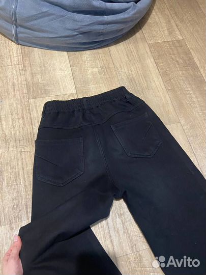 Джинсы на флисе