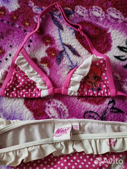 Купальник для девочки 128 размер