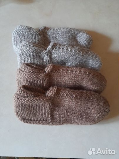 Носки следки ручная вязка. Шерстяные