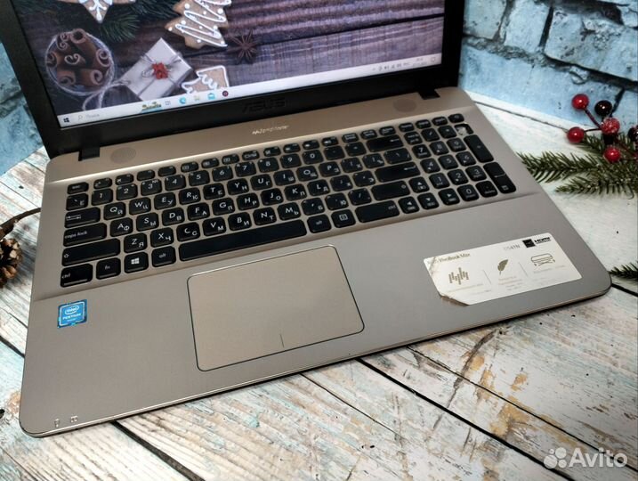 Мощный asus 4 ядра/ RAM 4/ SSD