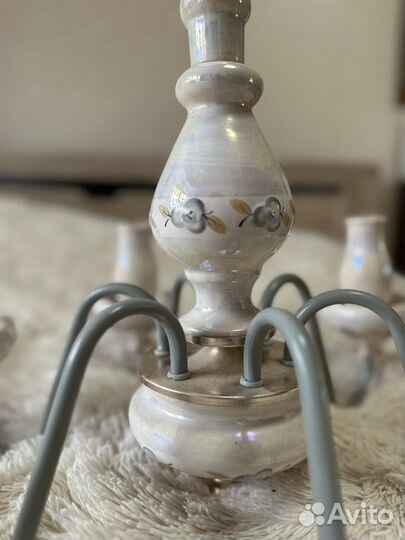 Люстра фарфоровая СССР