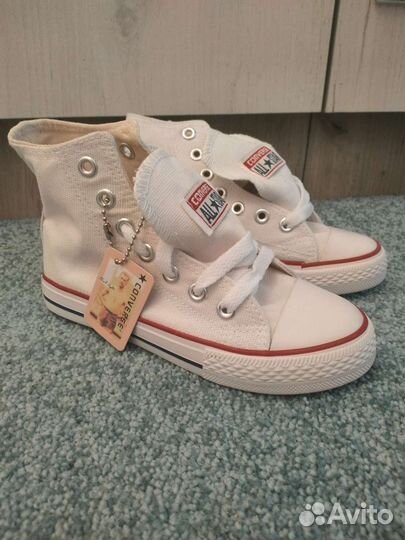 Кеды converse высокие новые 18,5