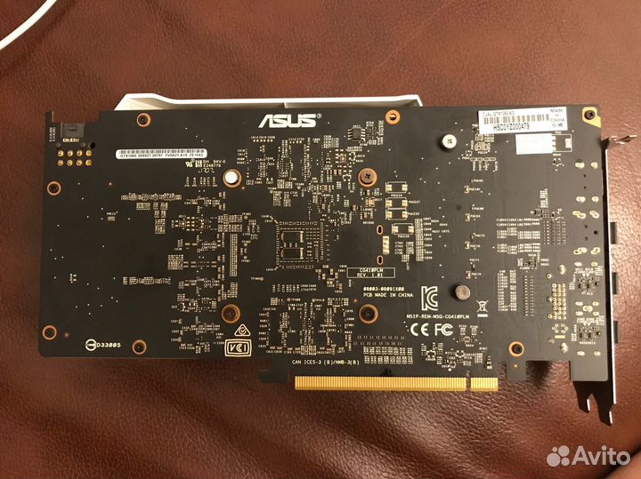 Видеокарта asus gtx 1060 6gb