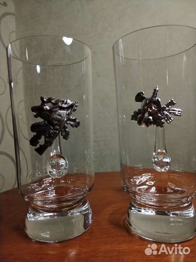 Бокалы, стаканы, рюмки Богемия Чехословакия