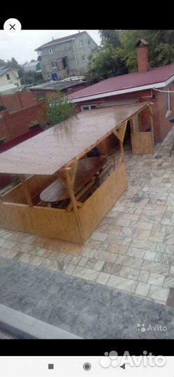 Беседка Для отдыха, мангал