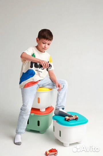 Контейнер для хранения игрушек пластиковый