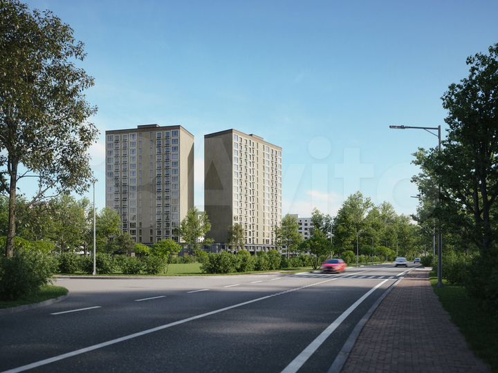 Квартира-студия, 28 м², 4/17 эт.