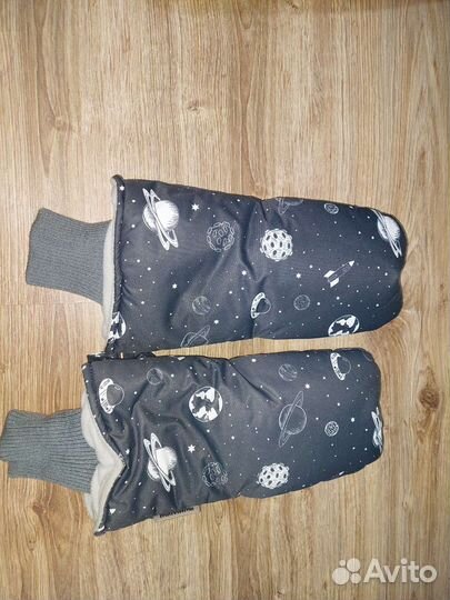 Рукавицы на коляску (манишка)