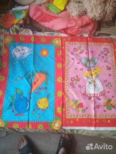 Полотенца вафельные новые