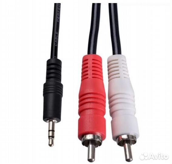 Кабель perfeo Jack 3.5 mm вилка - 2xRCA вилка, 1.5