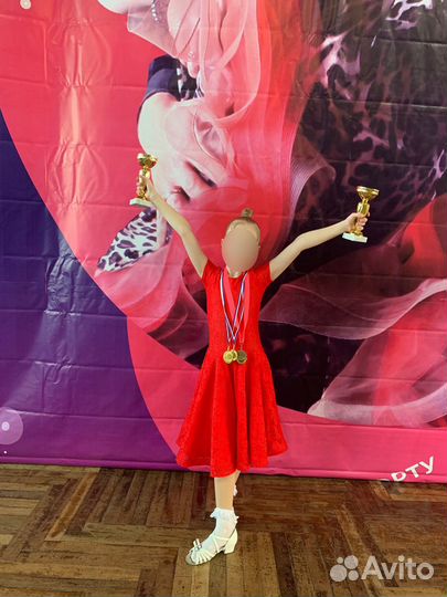 Рейтинговое платье 128 134 для бальных танцев