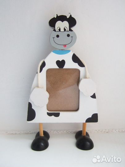 Фоторамка-корова, дерево