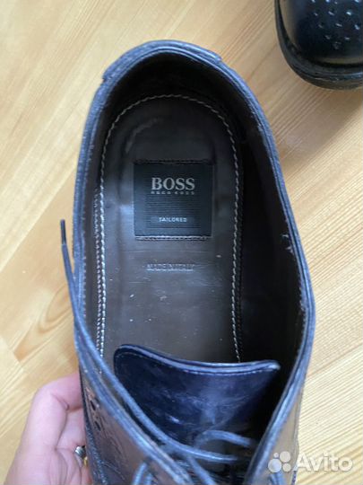 Оригинал броги мужские boss