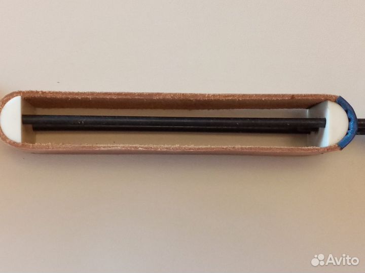 Ремень для правки бритв кожаный двусторонний